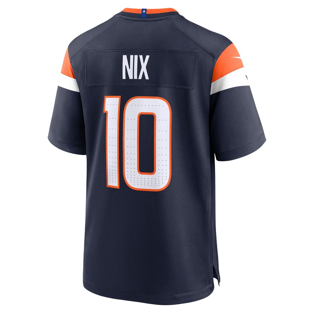 Bo Nix Denver Broncos Nike  Player Game Jersey - Orange