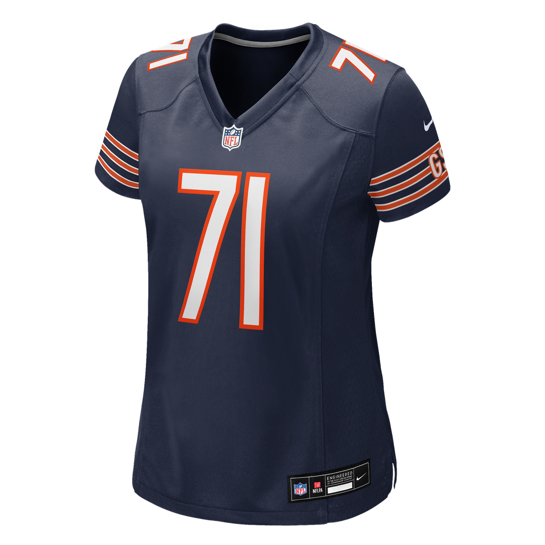 Jedrick Wills Jr. Chicago Bears Nike Women's Team Game Jersey -  Navy
