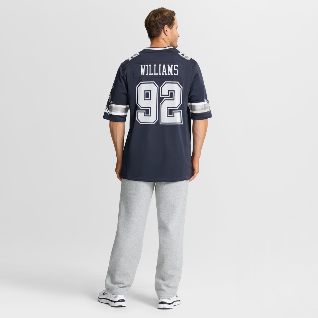 Quinnen Williams Dallas Cowboys Nike Team Game Jersey - Navy