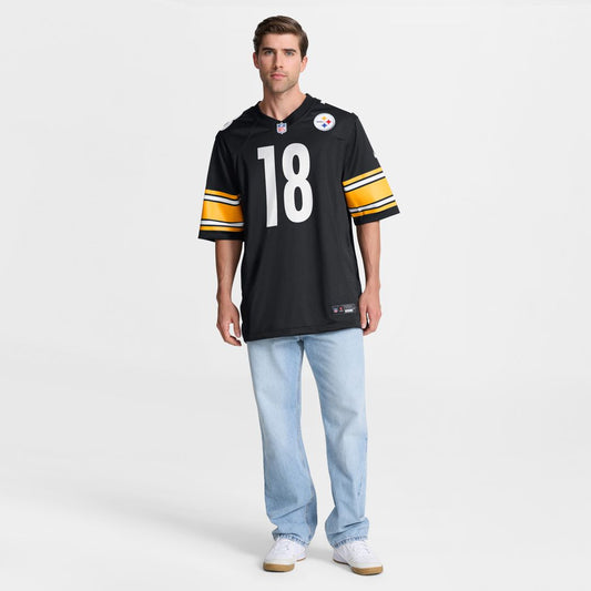 Will Howard Pittsburgh Steelers Nike Team Game Jersey -  Black
