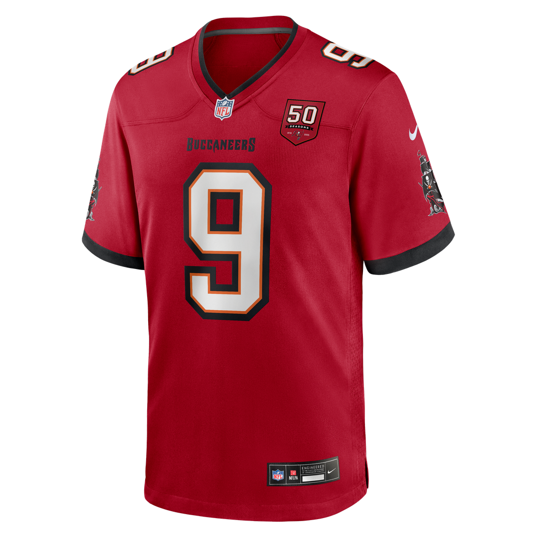 Emeka Egbuka Tampa Bay Buccaneers Nike  Team Game Jersey - Red