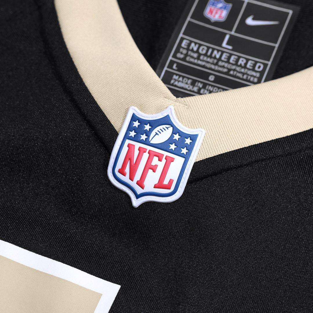 Xavier Truss New Orleans Saints Nike Team Game Jersey -  Black