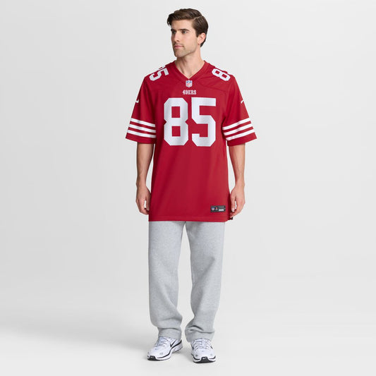 George Kittle San Francisco 49ers Nike Team Game Jersey - Scarlet