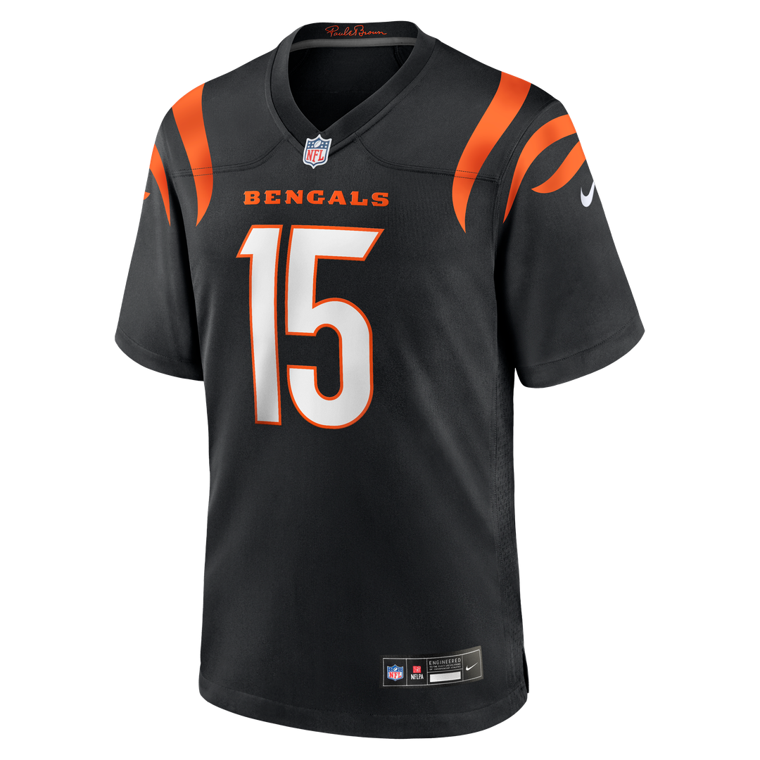 Charlie Jones Cincinnati Bengals Nike Team Game Jersey -  Black