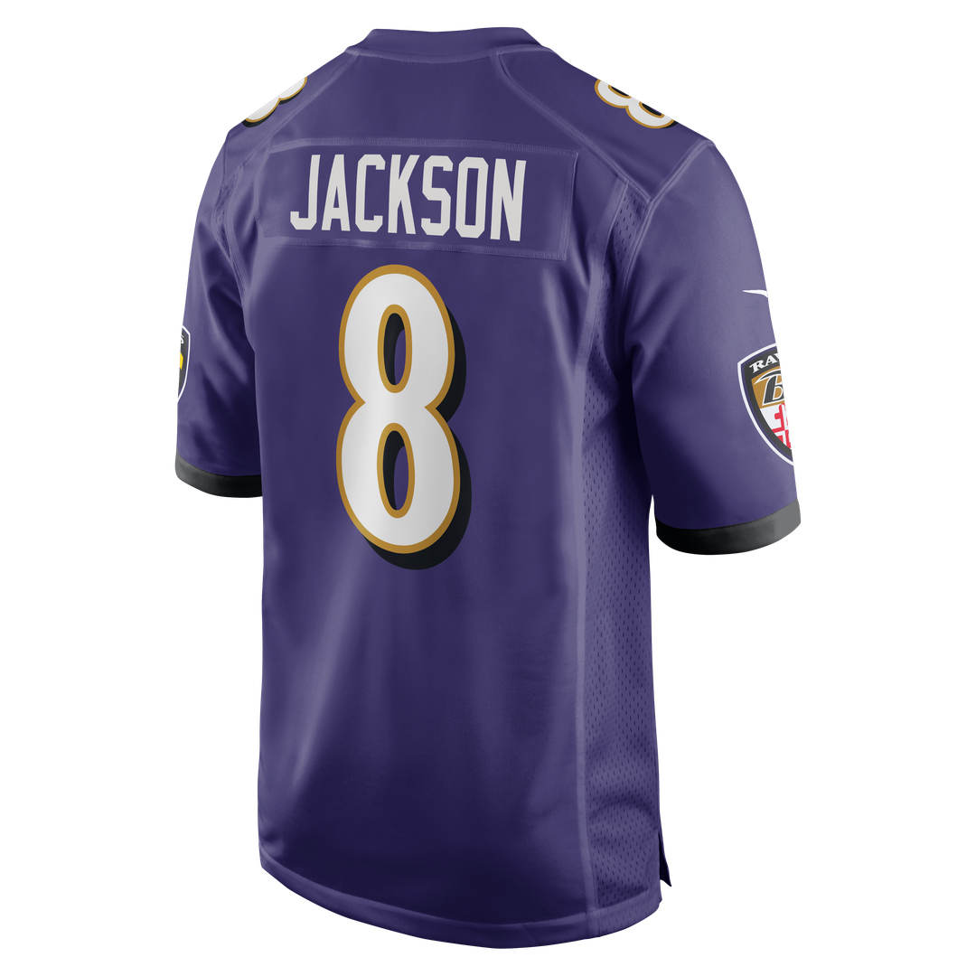 Lamar Jackson Baltimore Ravens Nike Game Jersey - Purple
