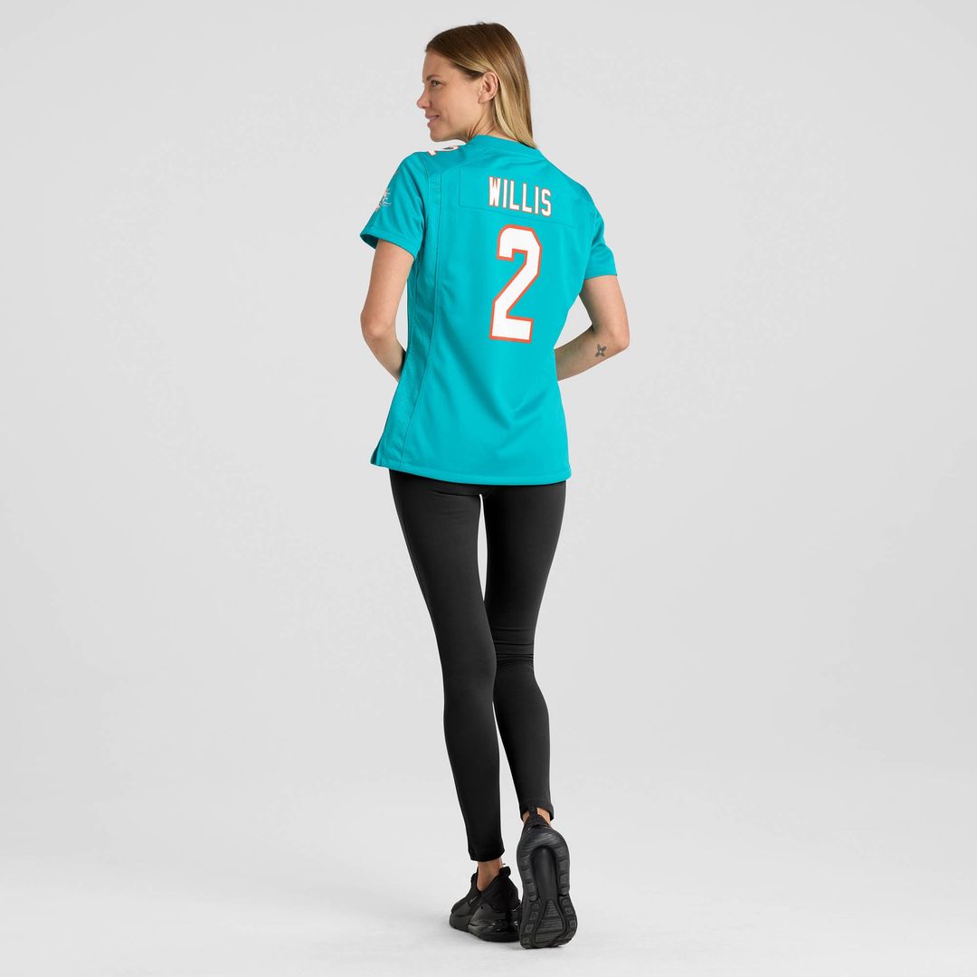 Malik Willis Miami Dolphins Nike Women's Game Jersey - Aqua
