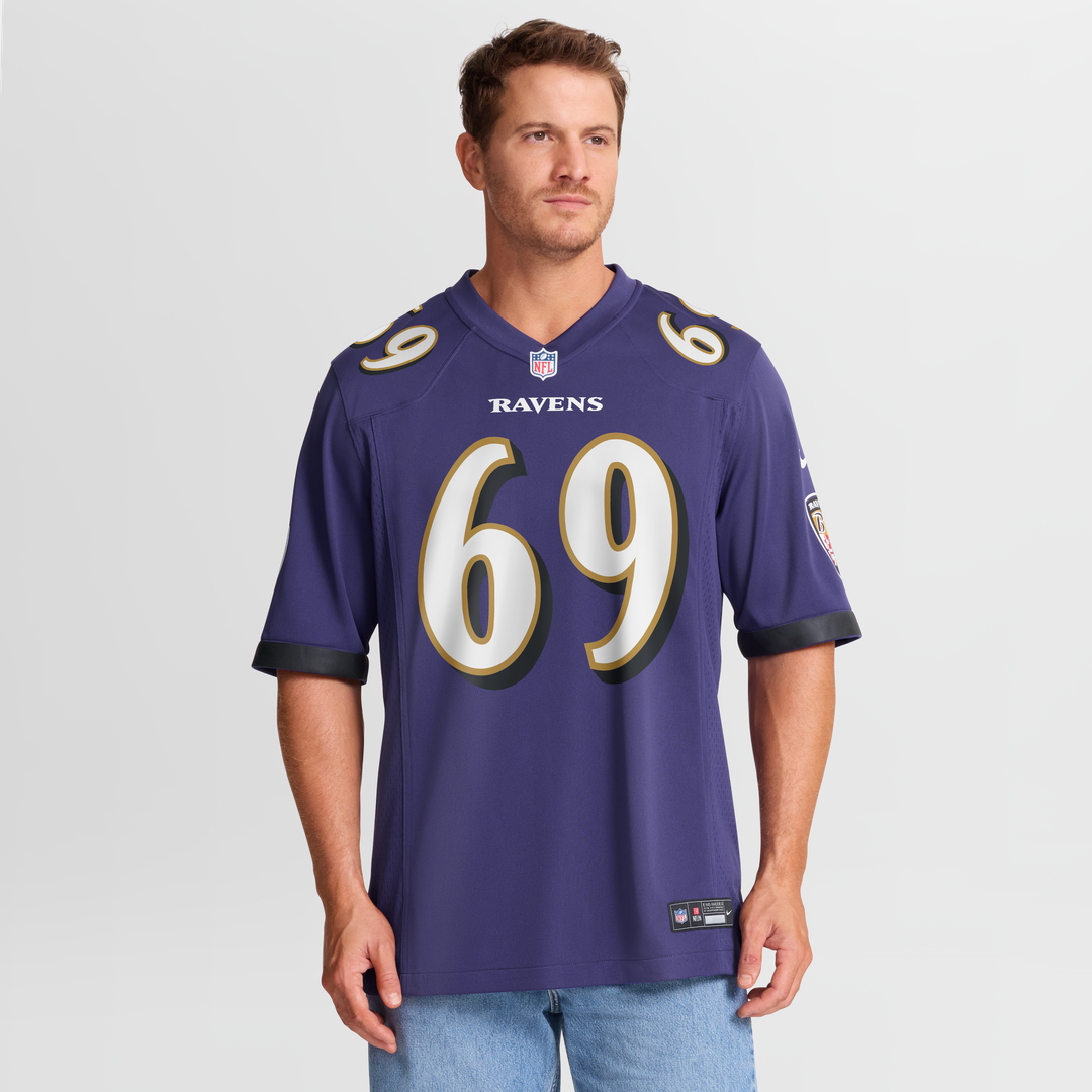 Josh Tupou Baltimore Ravens Nike Team Game Jersey -  Purple