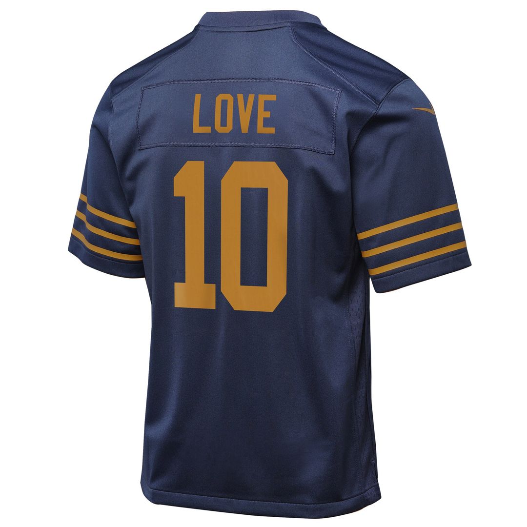Jordan Love Green Bay Packers Nike Youth Game Jersey - White