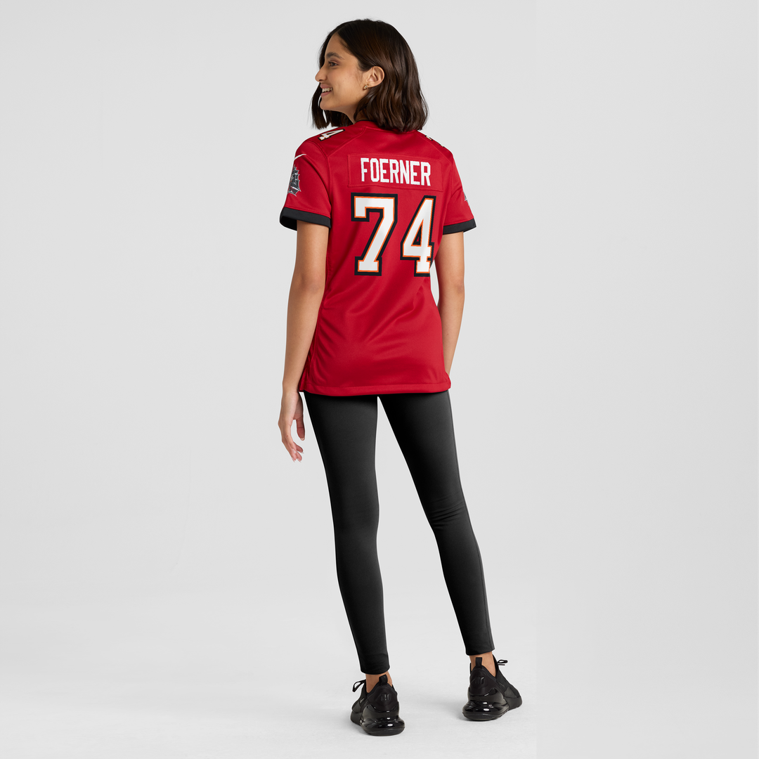 Marshall Foerner Tampa Bay Buccaneers Nike Women's Team Game Jersey - Red