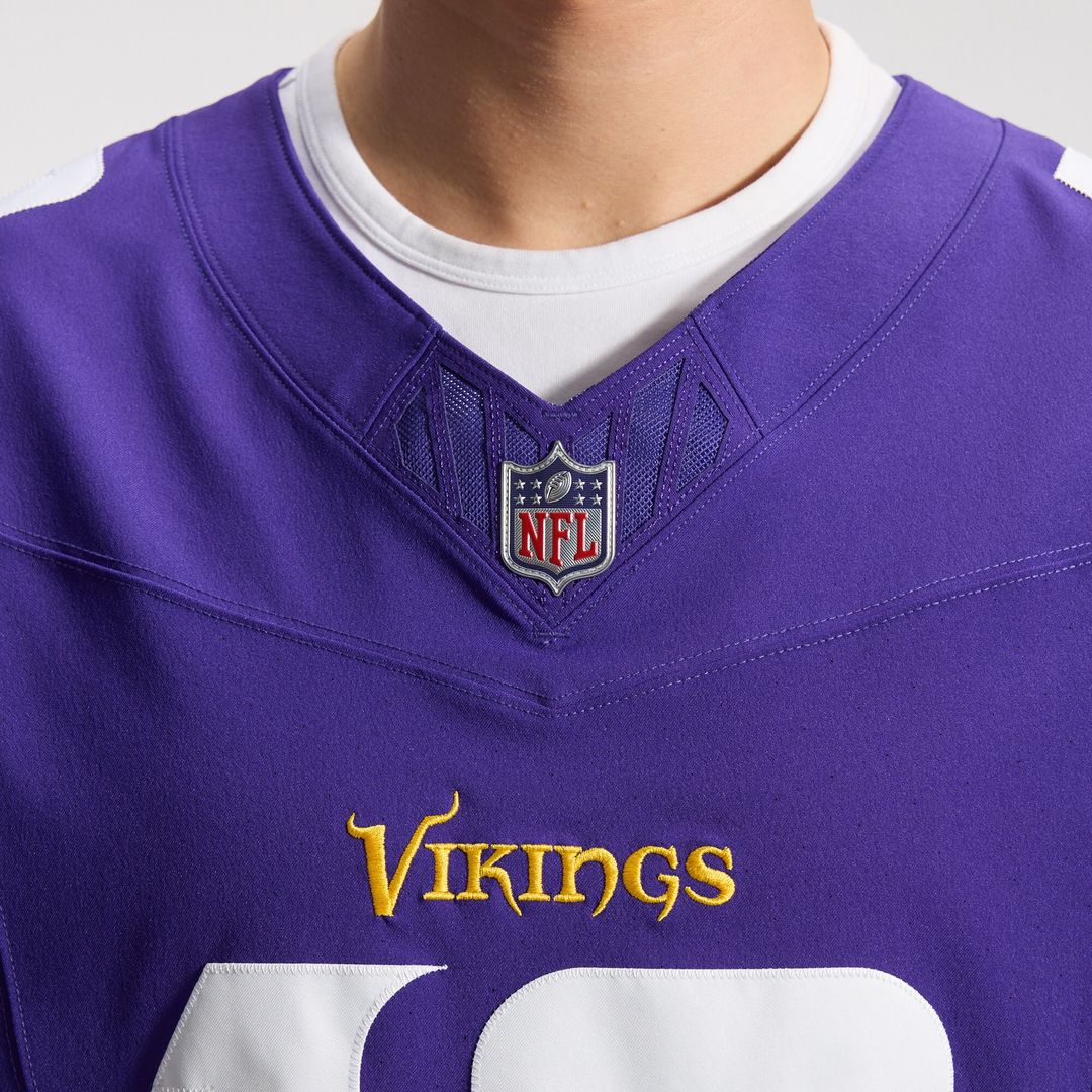 Justin Jefferson Minnesota Vikings Nike  Vapor F.U.S.E. Elite Jersey - Purple