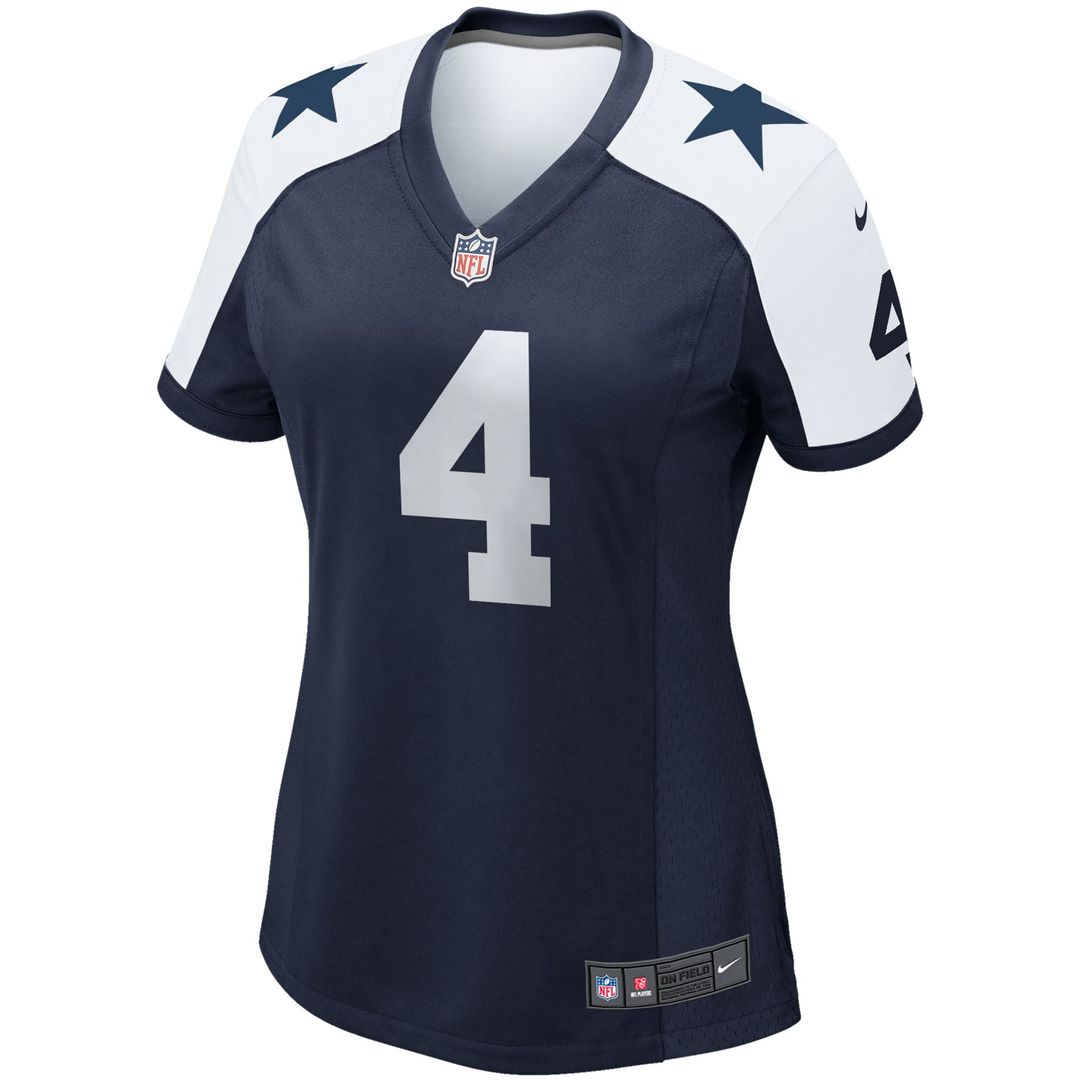 Dak Prescott Dallas Cowboys Nike Women's Team Game Jersey - White