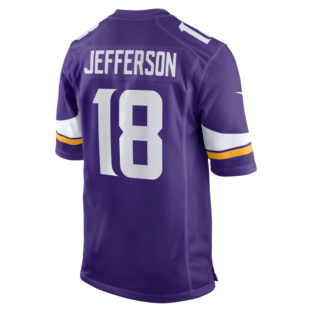 Justin Jefferson Minnesota Vikings Nike Player Game Jersey - Purple