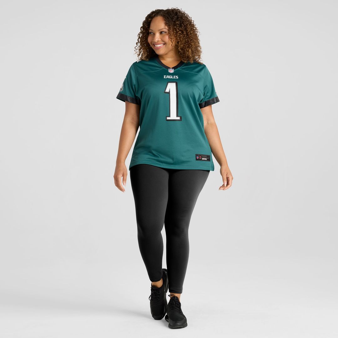 Jalen Hurts Philadelphia Eagles Nike Women's Team Game Jersey - Midnight Green