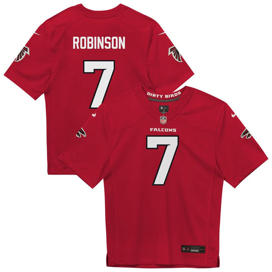 Bijan Robinson Atlanta Falcons Nike Preschool Team Game Jersey - Red