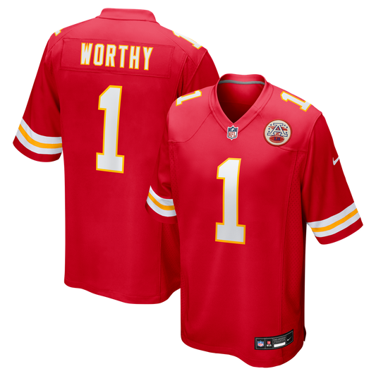Xavier Worthy Kansas City Chiefs Nike  Player Game Jersey - Red