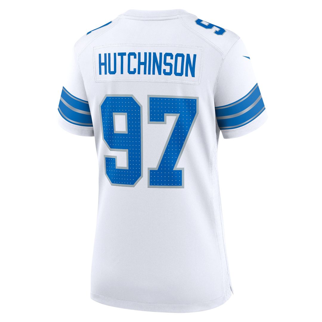 Aidan Hutchinson Detroit Lions Nike Women's Alternate Game Jersey - Blue