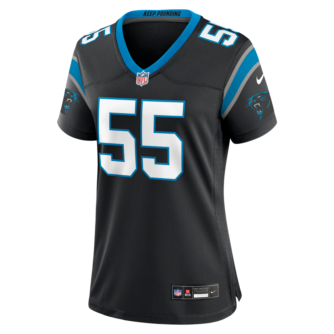 Devin Lloyd Carolina Panthers Nike Women's Team Game Jersey - Black