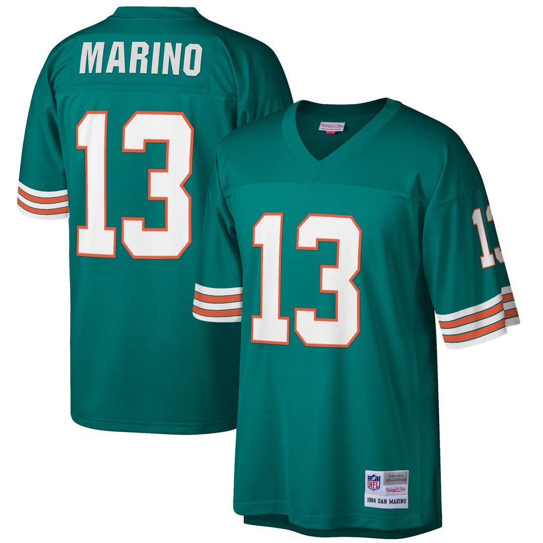 Dan Marino Miami Dolphins Mitchell & Ness Big & Tall 1984 Retired Player Replica Jersey - White