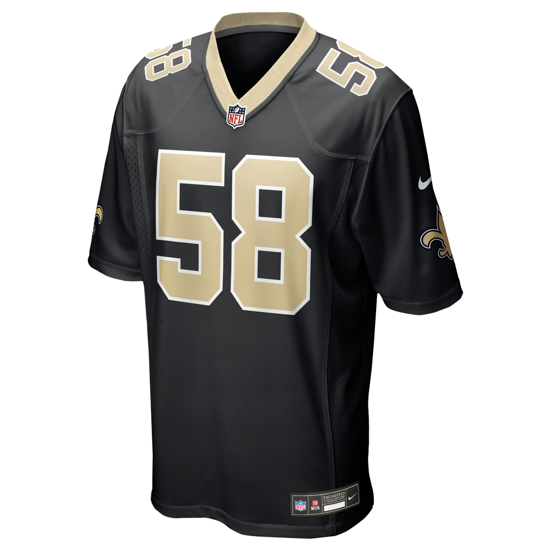 Chris Rumph II New Orleans Saints Nike Team Game Jersey -  Black
