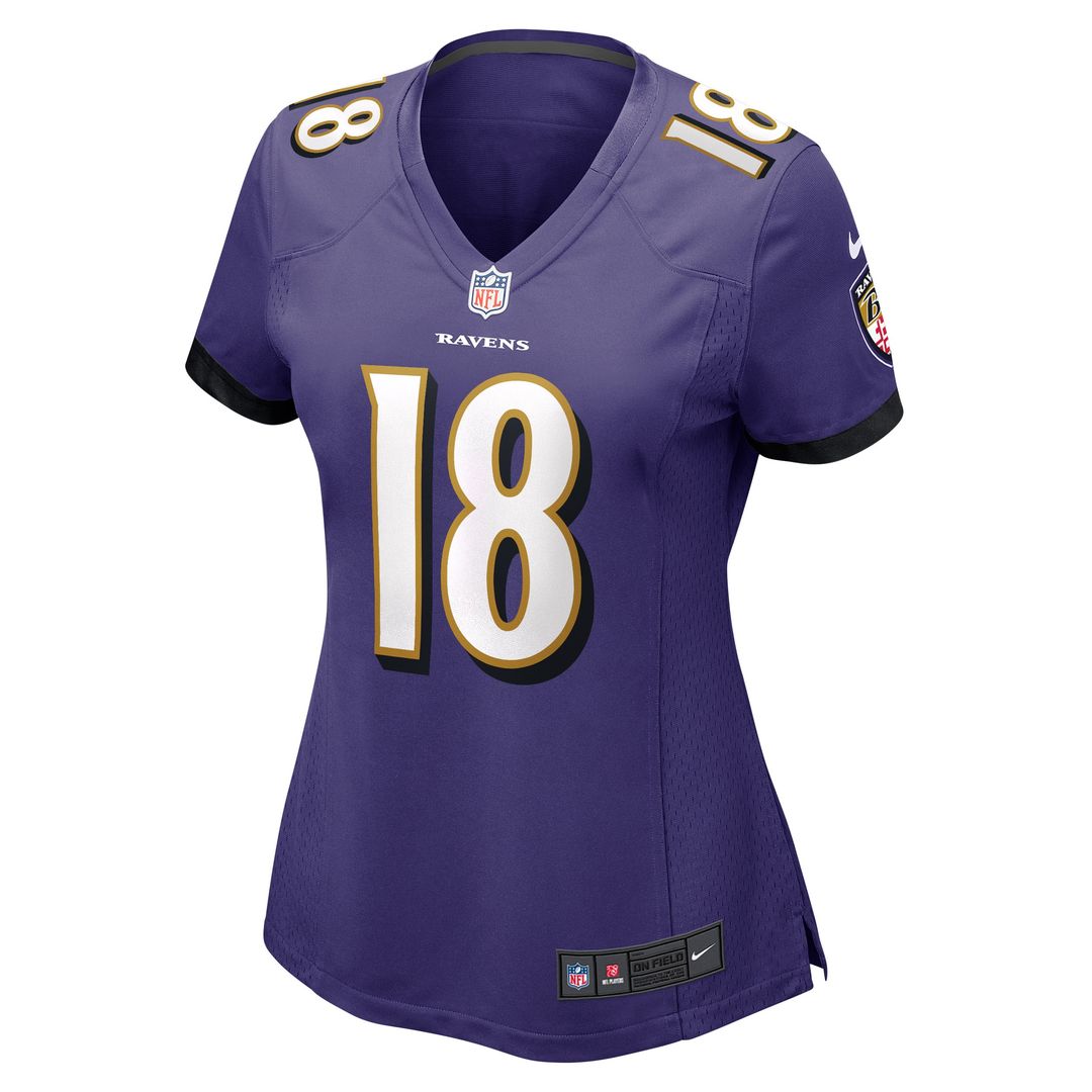 DeAndrew White Baltimore Ravens Nike Women's Game Jersey - Purple