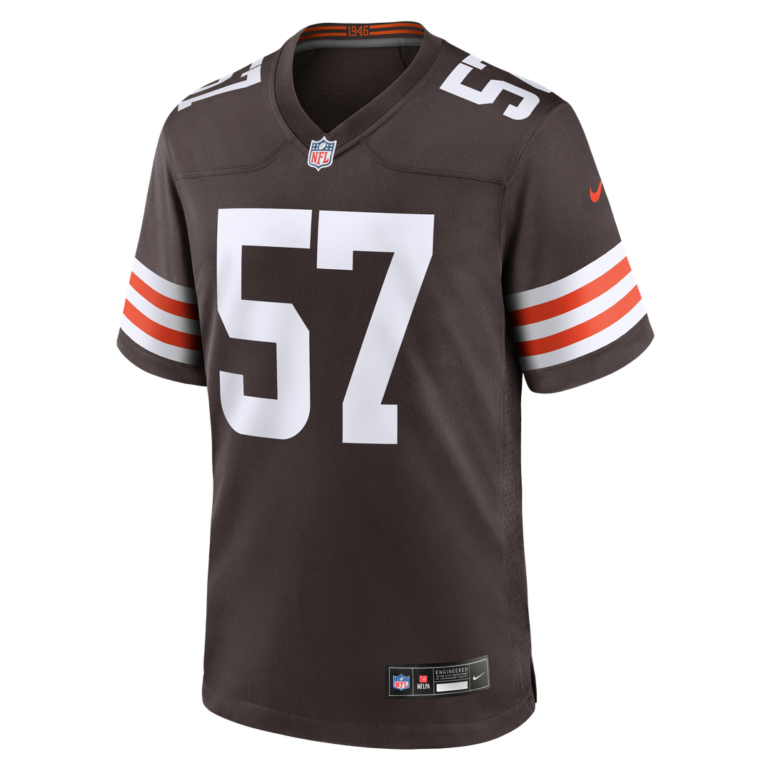 Isaiah McGuire Cleveland Browns Nike Team Game Jersey -  Brown
