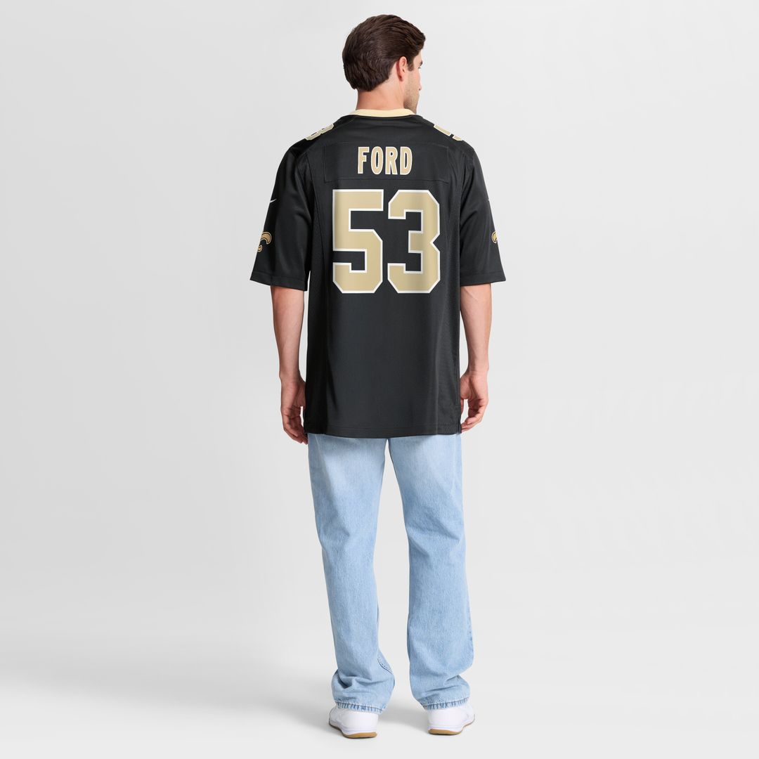 Jaylan Ford New Orleans Saints Nike  Game Jersey -  Black