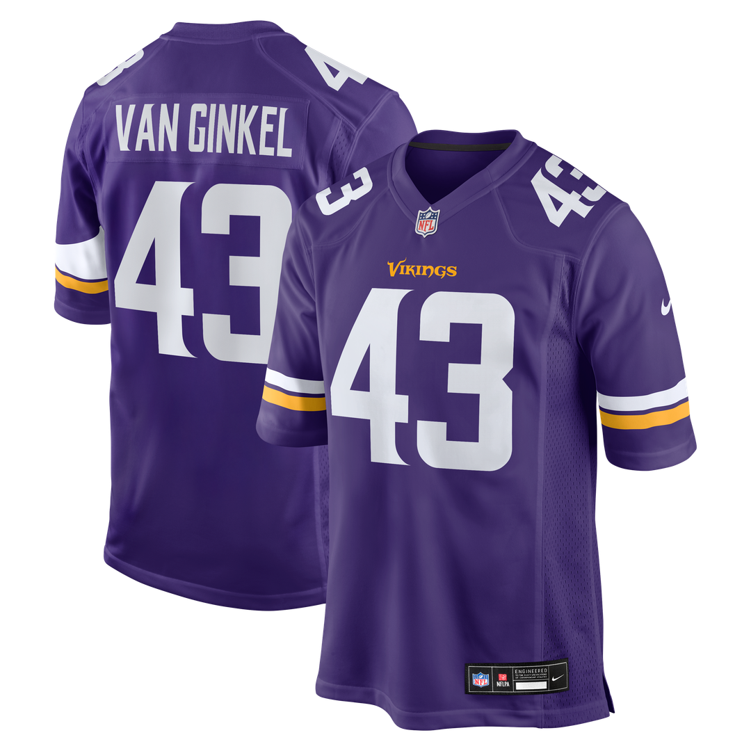 Andrew Van Ginkel Minnesota Vikings Nike Alternate Game Jersey - White