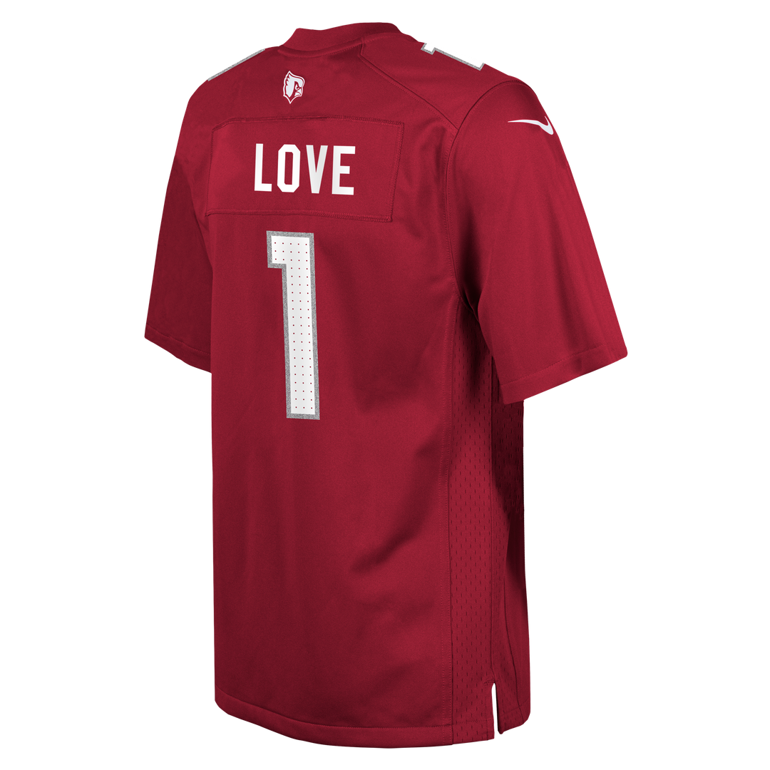 Jeremiyah Love Arizona Cardinals Nike Youth Team Game Jersey - Cardinal