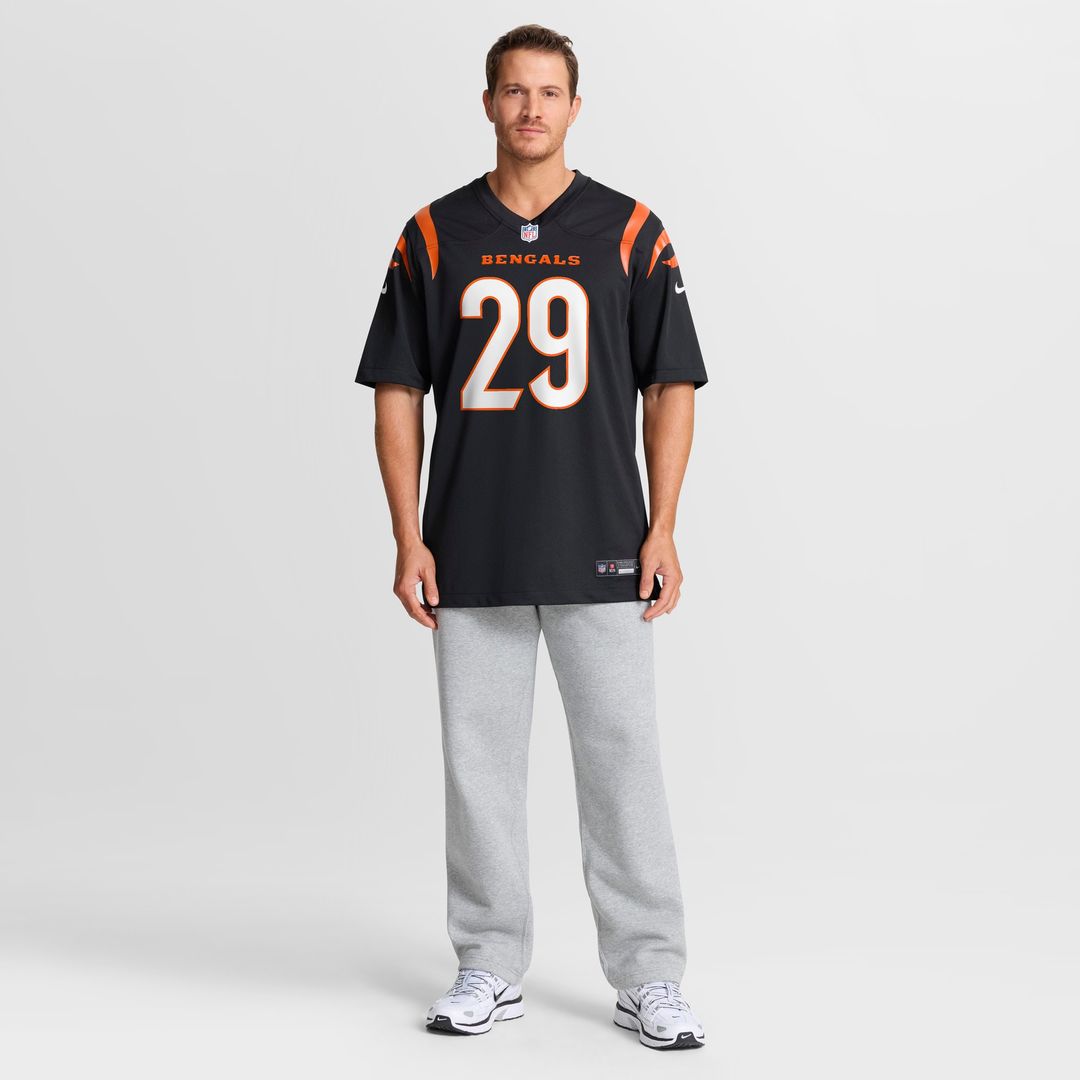 Kyle Dugger Cincinnati Bengals Nike Team Game Jersey -  Black