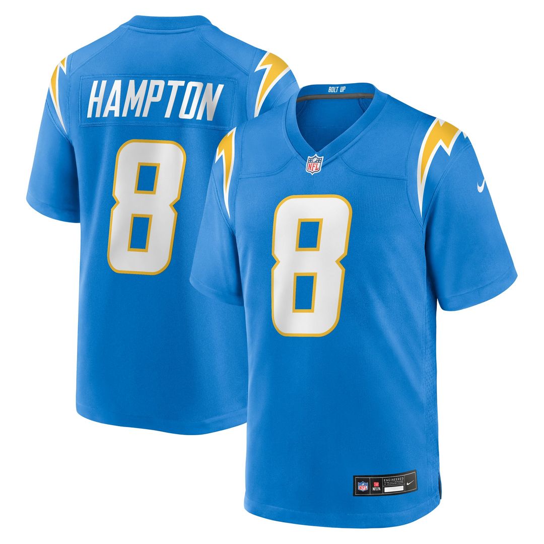 Omarion Hampton Los Angeles Chargers Nike Alternate Charger Power Game Player Jersey - Gold
