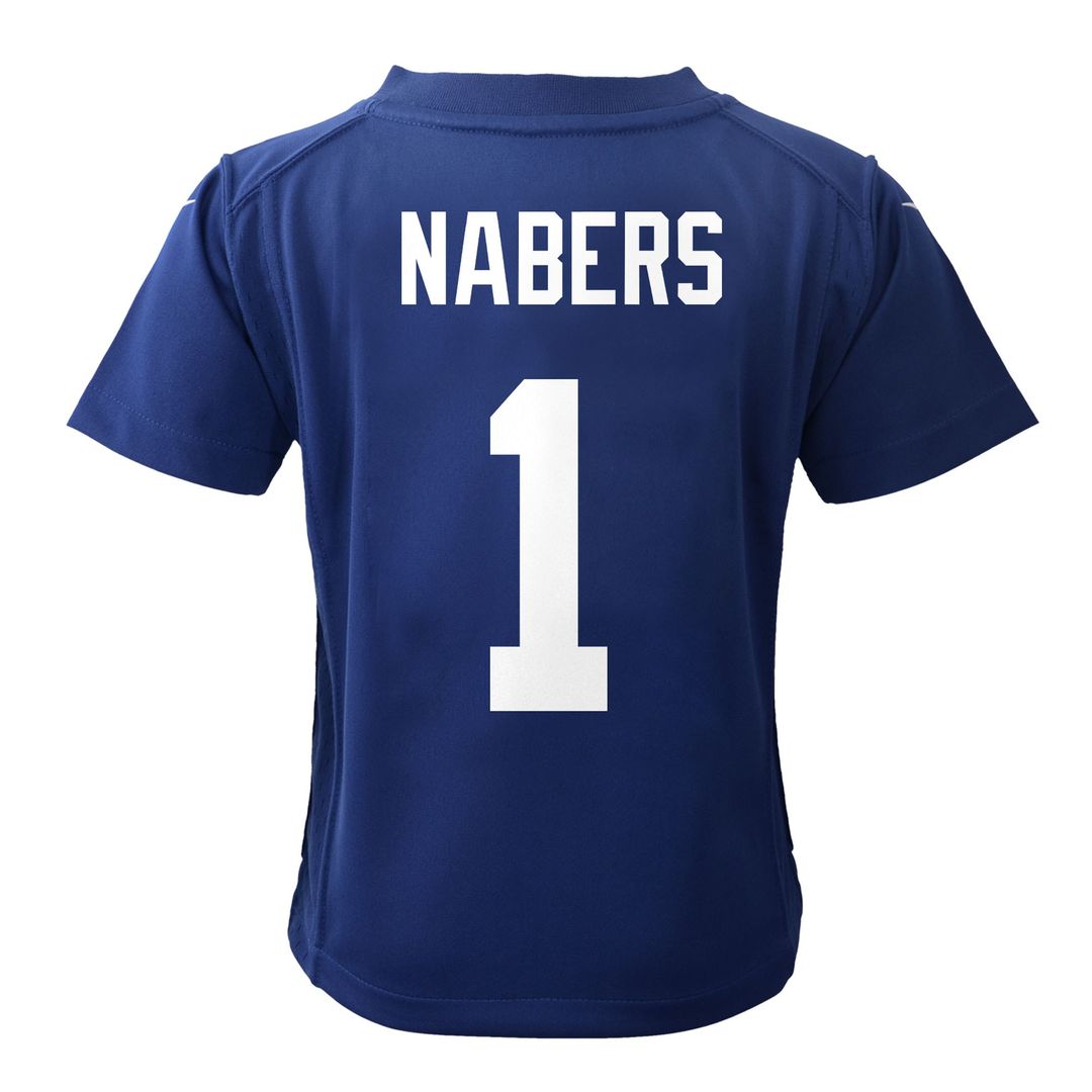 Malik Nabers New York Giants Nike Toddler Game Jersey - Royal