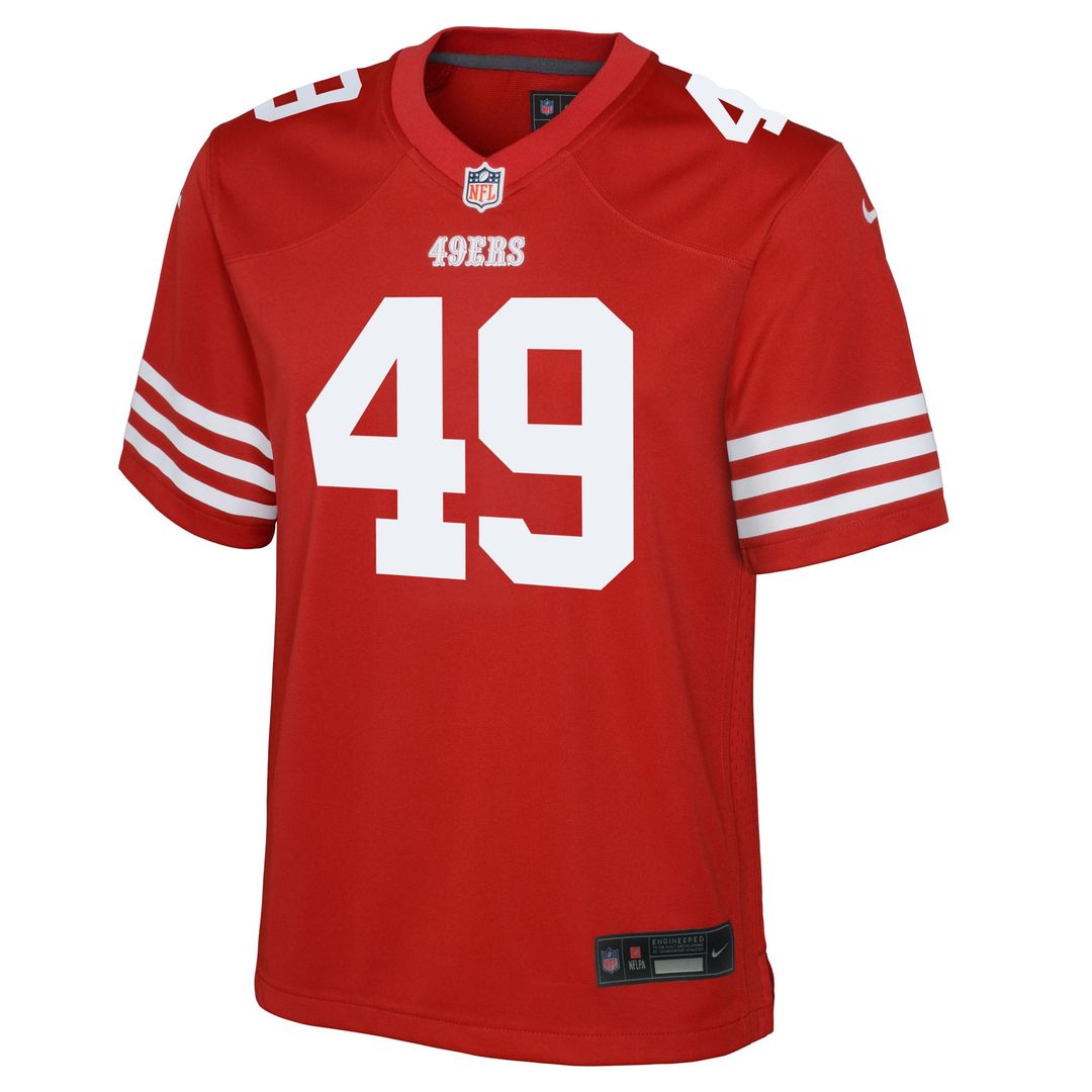 The Faithful San Francisco 49ers Nike Youth Team Game Jersey - Scarlet