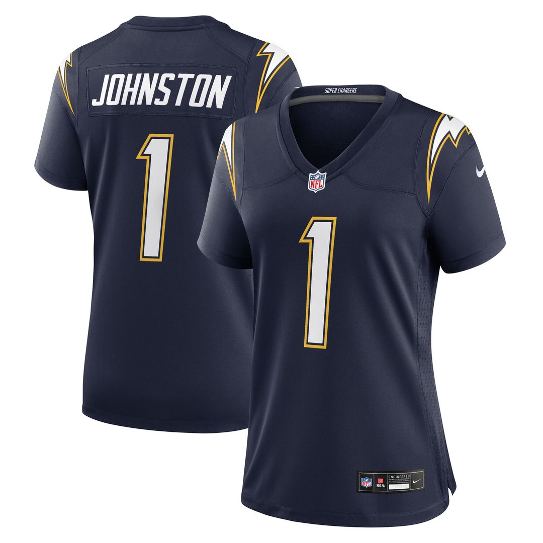 Quentin Johnston Los Angeles Chargers Nike Women's Alternate Charger Power Game Jersey - Gold