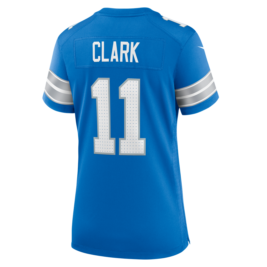 Damone Clark Detroit Lions Nike Women's Team Game Jersey -  Blue