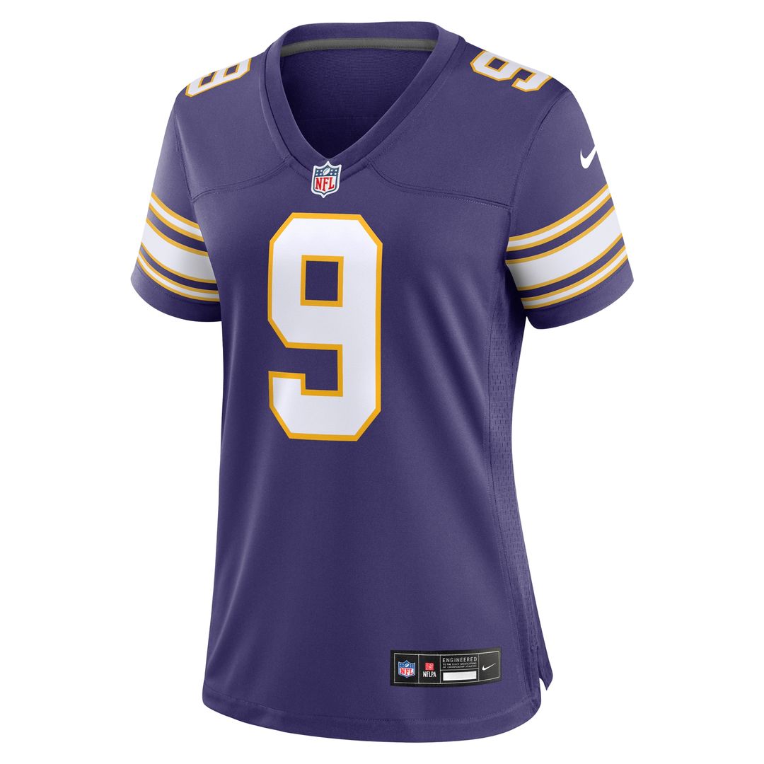 J.J. McCarthy Minnesota Vikings Nike Women's 2nd Alternate  Player Game Jersey - Purple