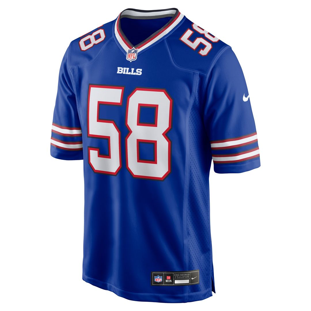 Matt Milano Buffalo Bills Nike Game Player Jersey - Royal