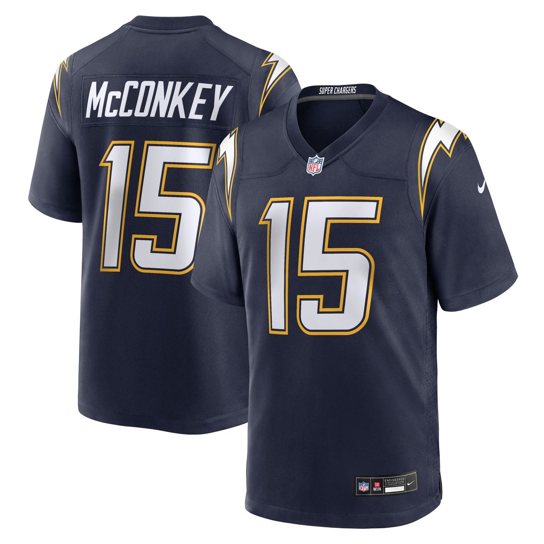 Ladd McConkey Los Angeles Chargers Nike Alternate Charger Power Game Player Jersey - Gold