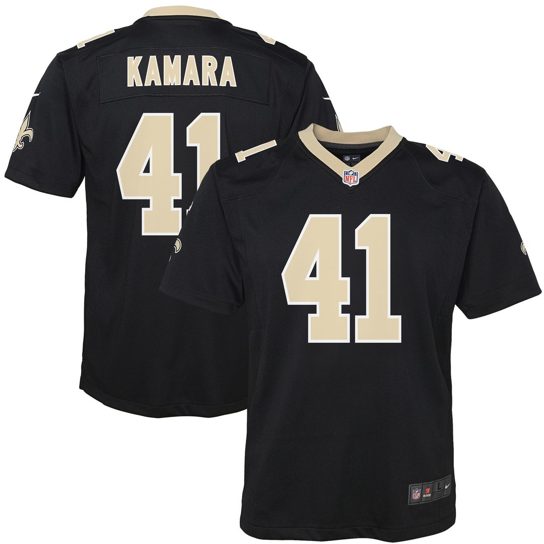 Alvin Kamara New Orleans Saints Nike Youth Gameday Golds Alternate Game Player Jersey - Gold