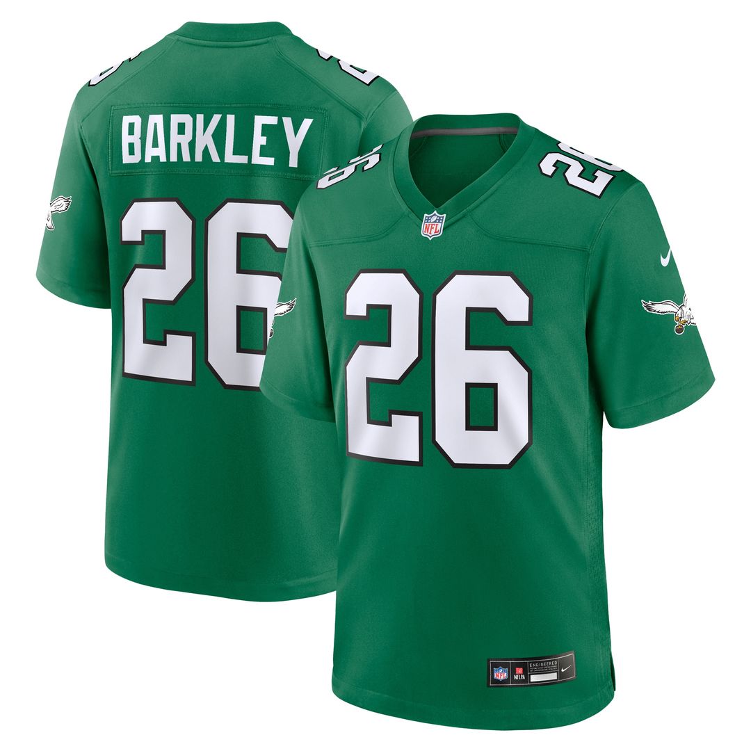 Saquon Barkley Philadelphia Eagles Nike Alternate Game Jersey -  Black