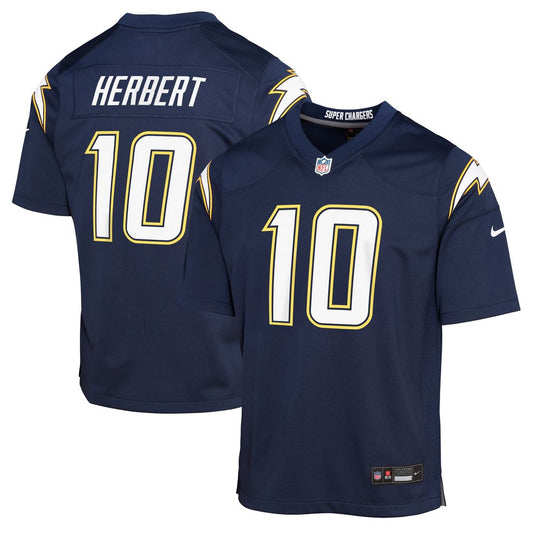 Justin Herbert Los Angeles Chargers Nike Youth Alternate Super Chargers Game Player Jersey - Navy