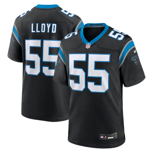 Devin Lloyd Carolina Panthers Nike Team Game Jersey - Black
