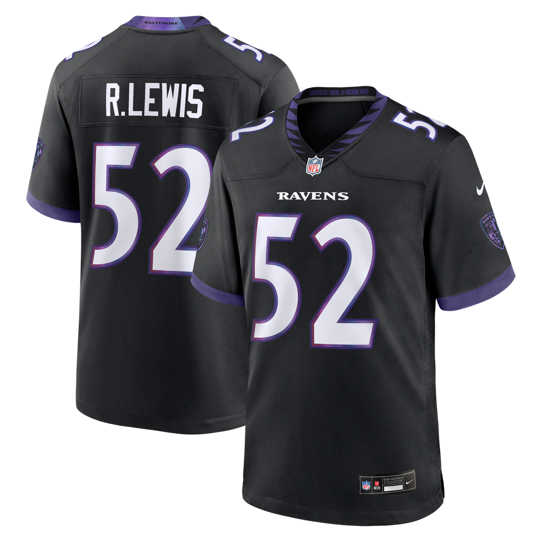 Ray Lewis Baltimore Ravens Nike Alternate Retired Player Game Jersey - Black