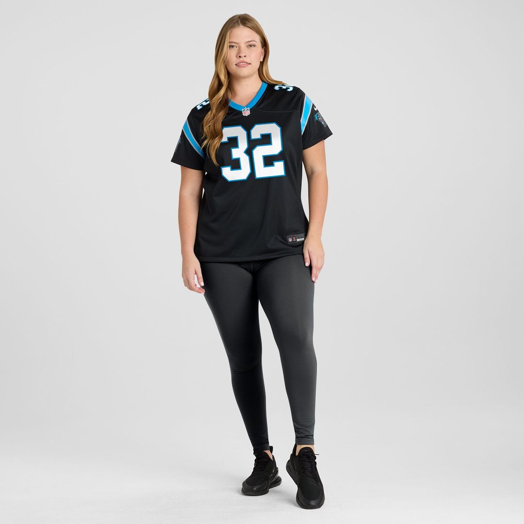 Trevin Wallace Carolina Panthers Nike Women's Team Game Jersey -  Black