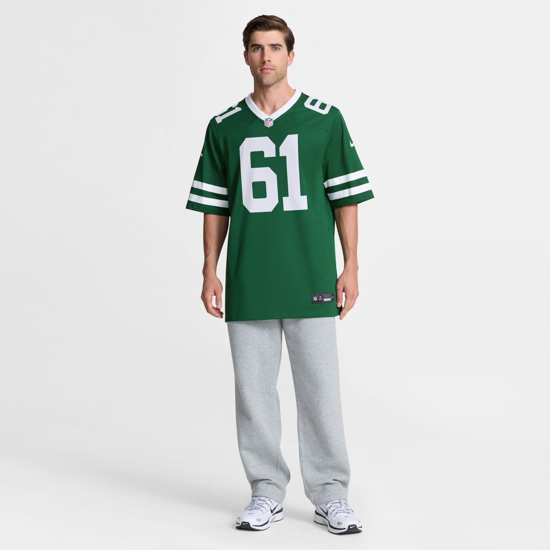 Max Mitchell New York Jets Nike Team Game Jersey - Legacy Green