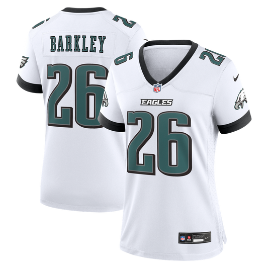 Saquon Barkley Philadelphia Eagles Nike Women's Game Jersey -  White