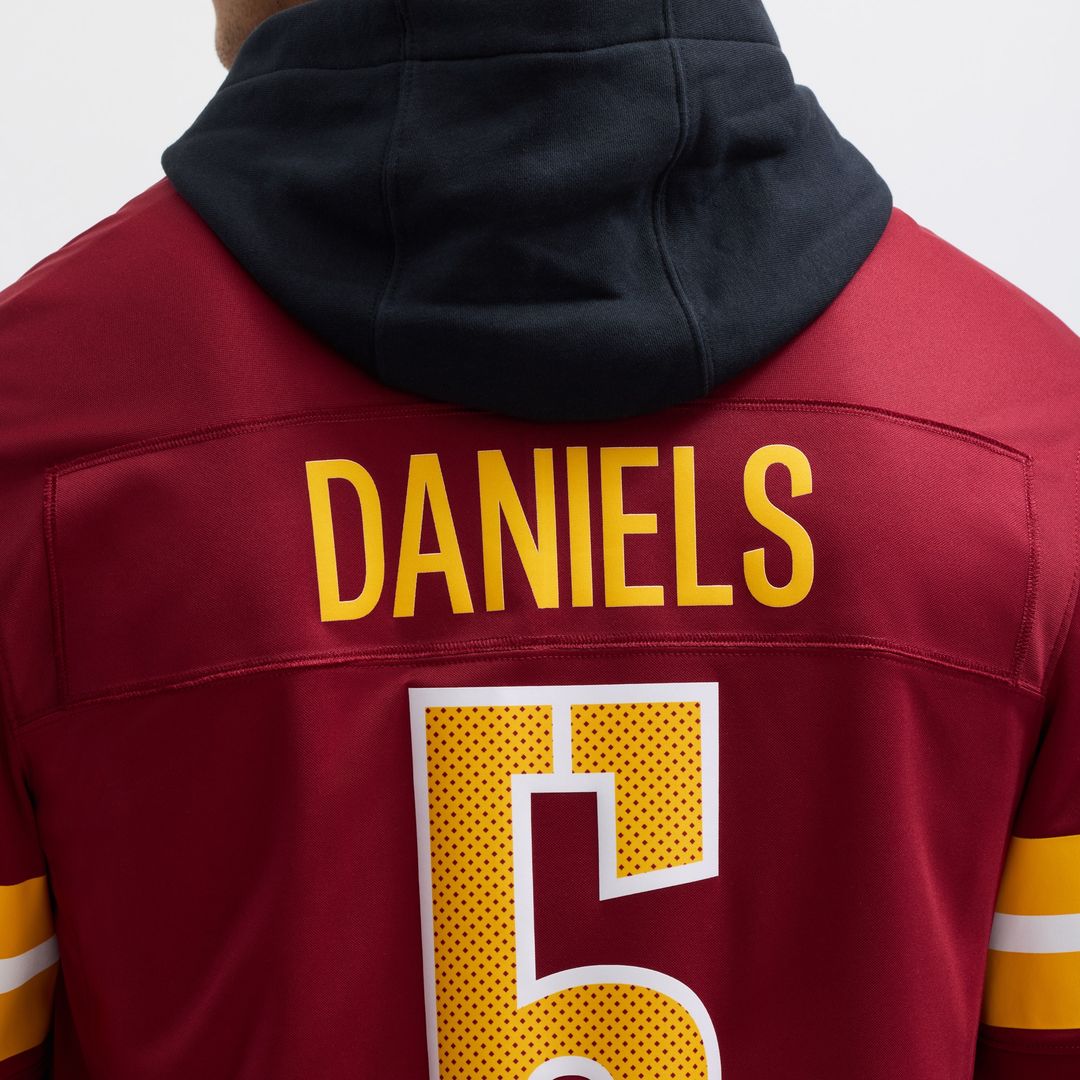 Jayden Daniels Washington Commanders Nike Vapor F.U.S.E. Limited Super Bowl Era Jersey - White