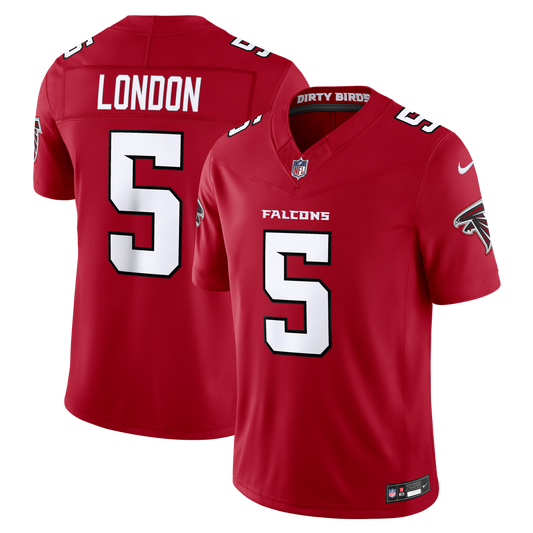 Drake London Atlanta Falcons Nike Vapor F.U.S.E. Stitched Limited Jersey - Red
