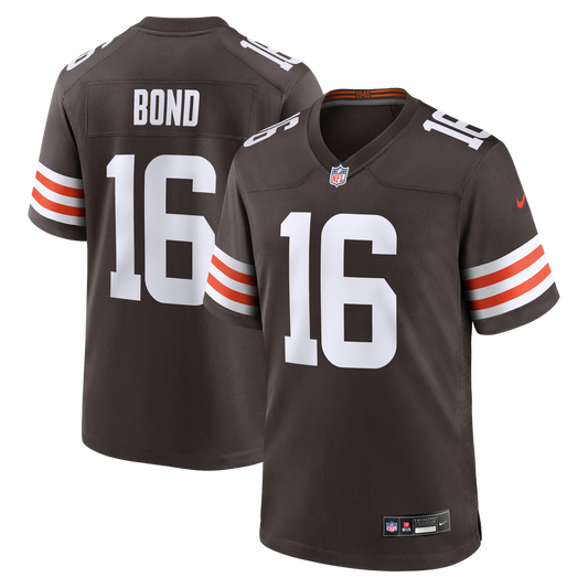 Isaiah Bond Cleveland Browns Nike Team Game Jersey -  Brown