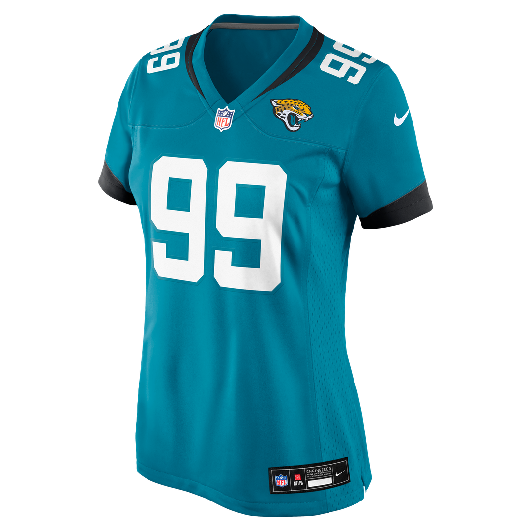 Ruke Orhorhoro Jacksonville Jaguars Nike Women's Team Game Jersey -  Teal