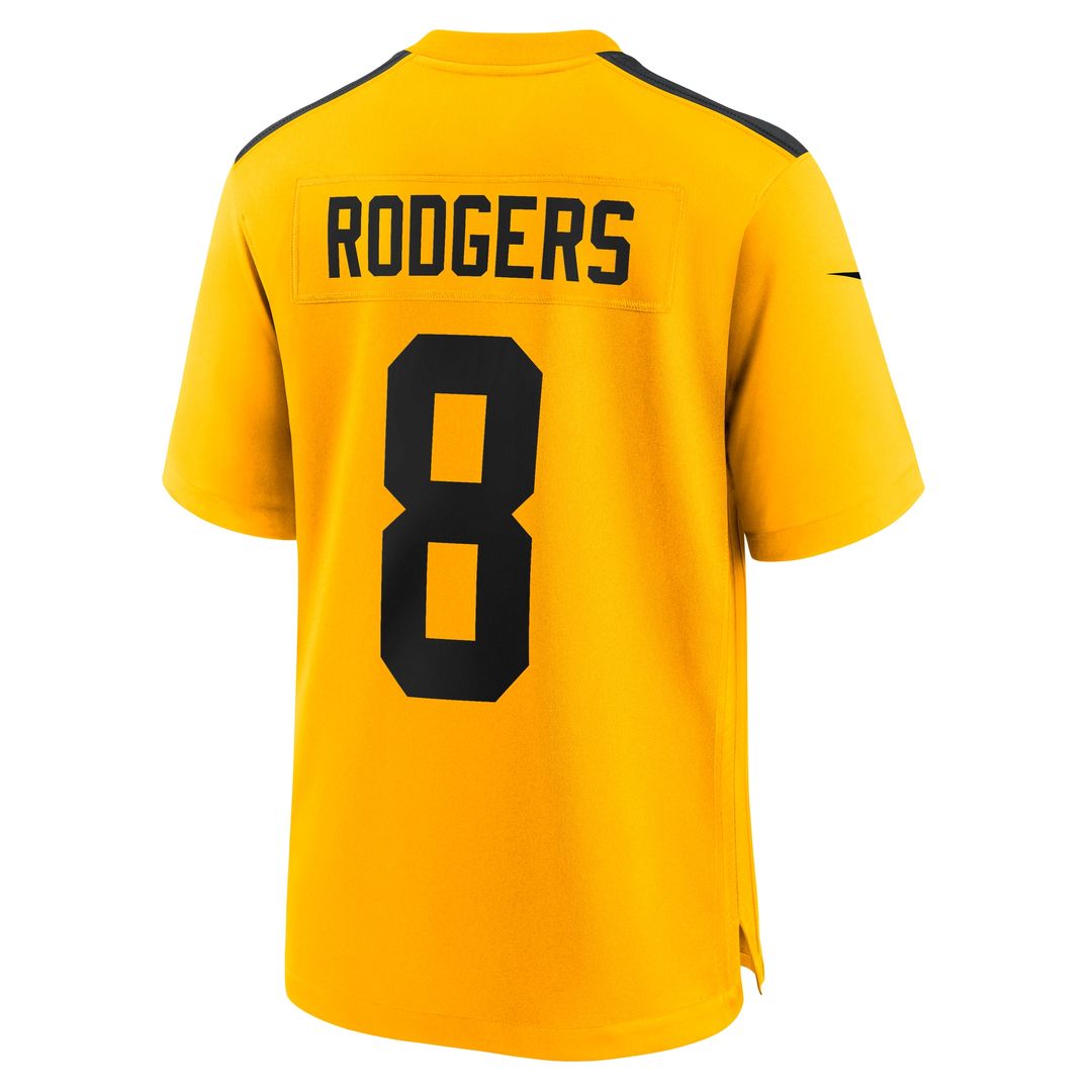 Aaron Rodgers Pittsburgh Steelers Nike Alternate 1933 Throwback Game Jersey - Gold